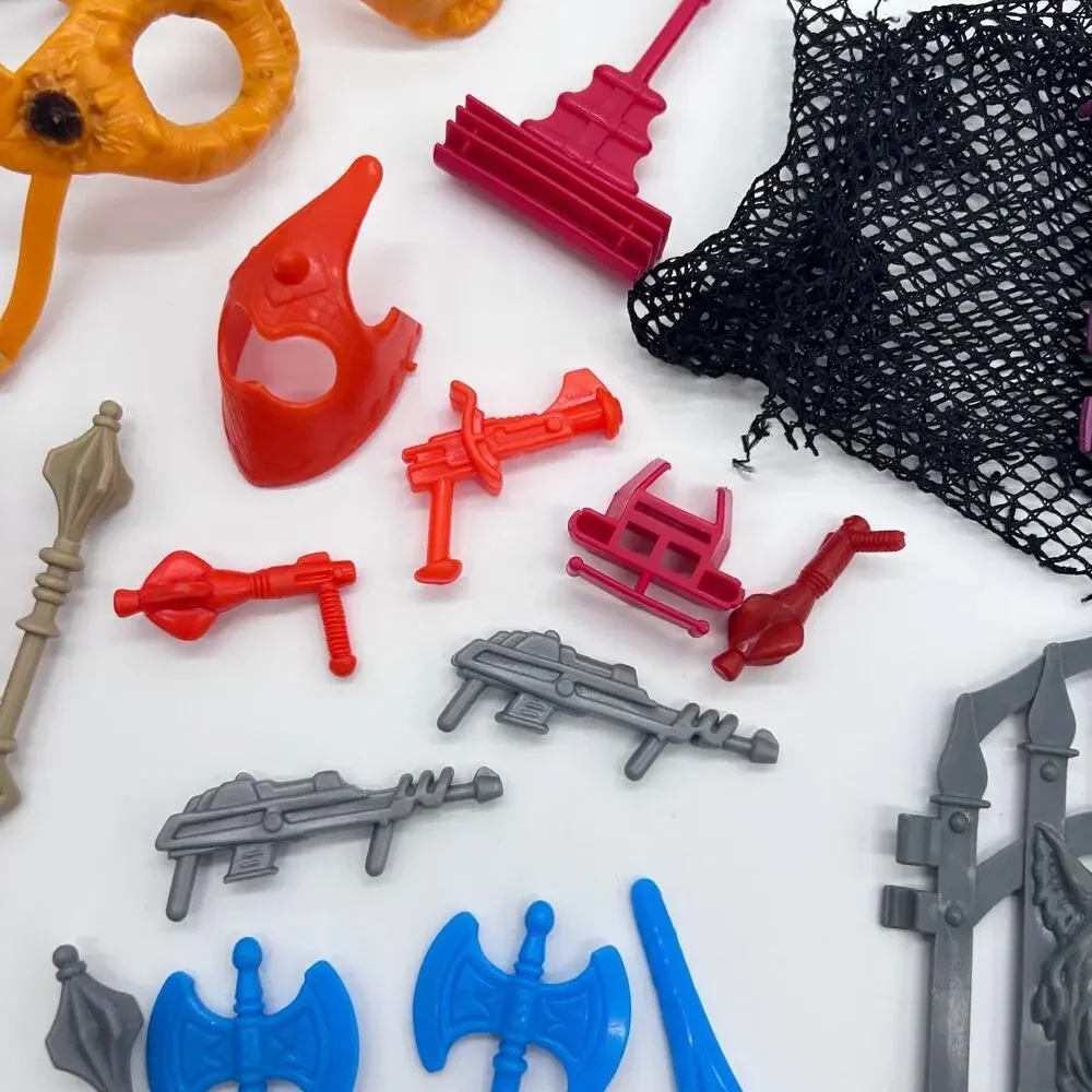 Vintage MOTU He-Man Weapons Accessories Lot Swords Masters of the Universe Toys